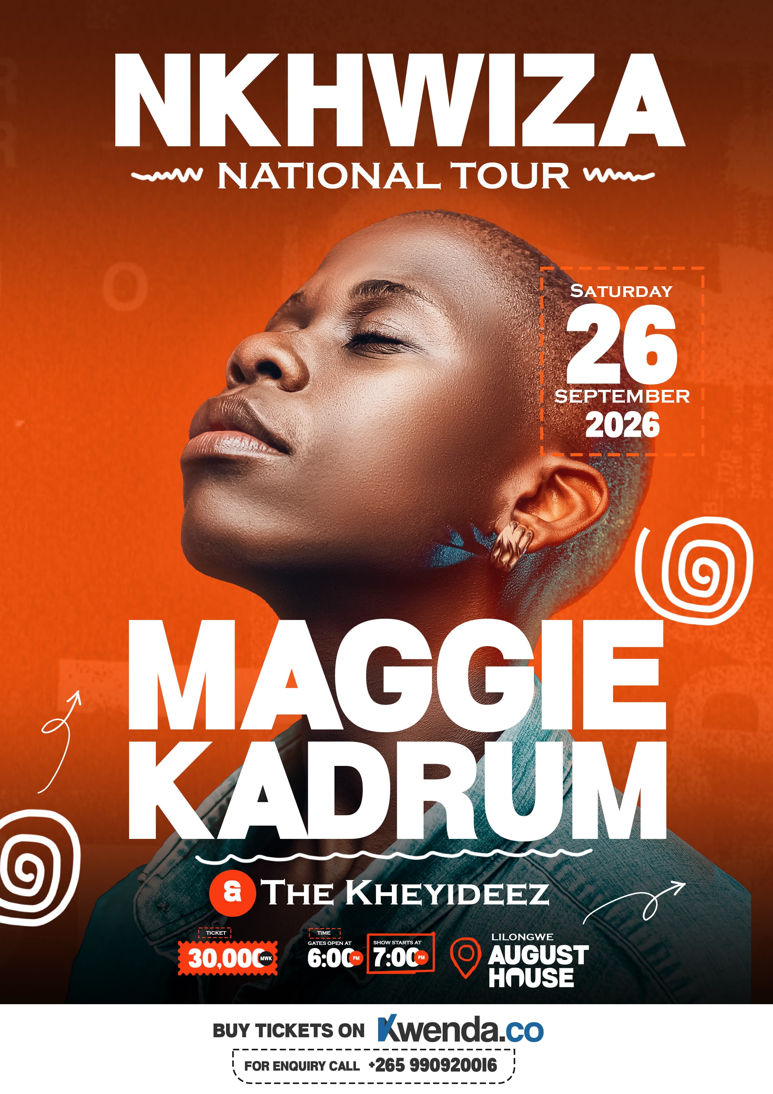 MAGGIE KADRUM NKHWIZA NATIONAL TOUR (LILONGWE)