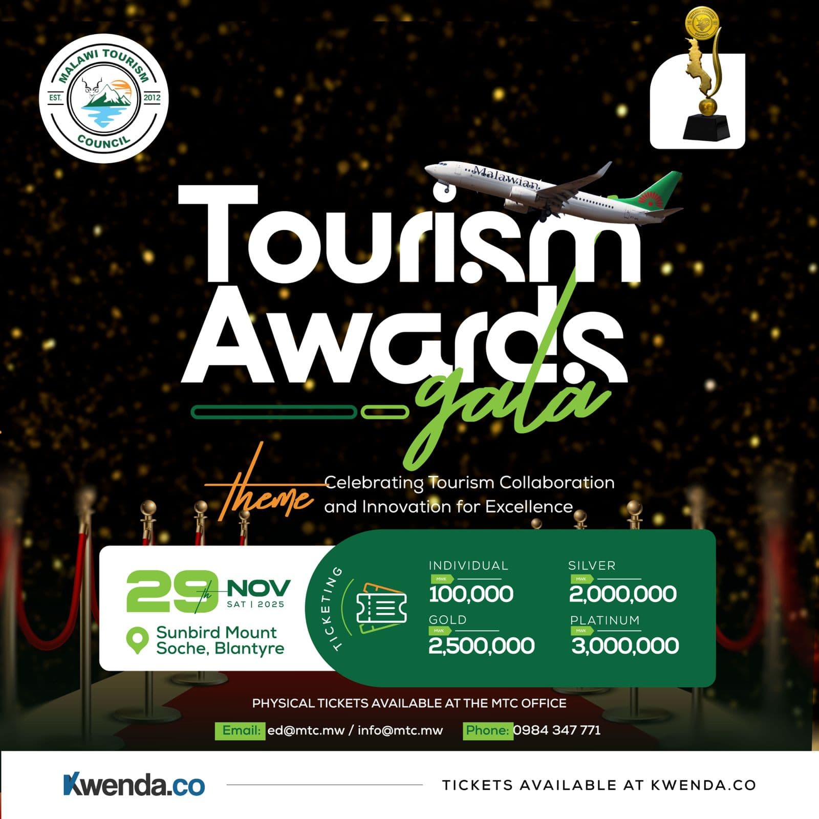 Malawi Tourism Industry Awards (MTIA) Gala 2025