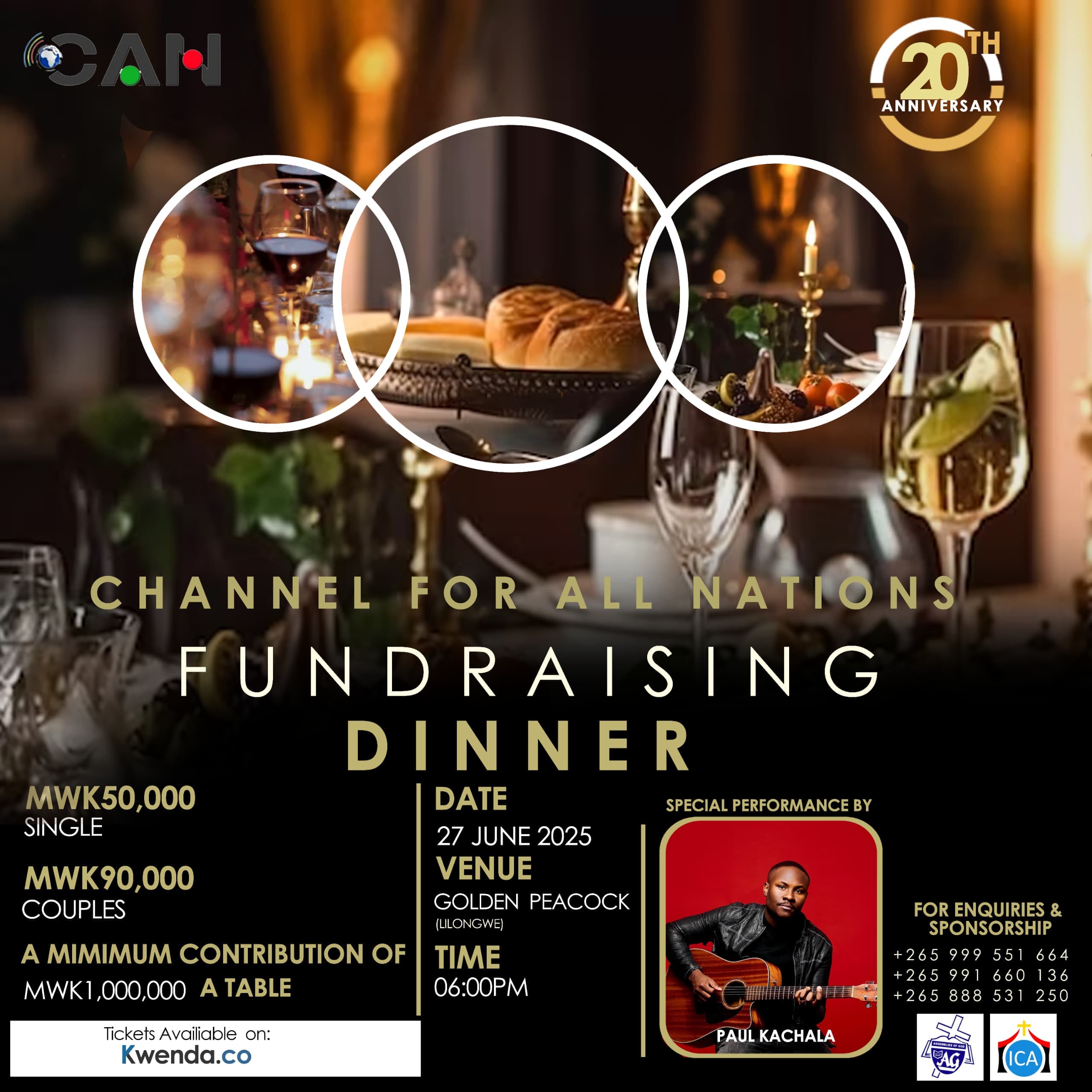 CAN 20th Anniversary Fundraising Dinner