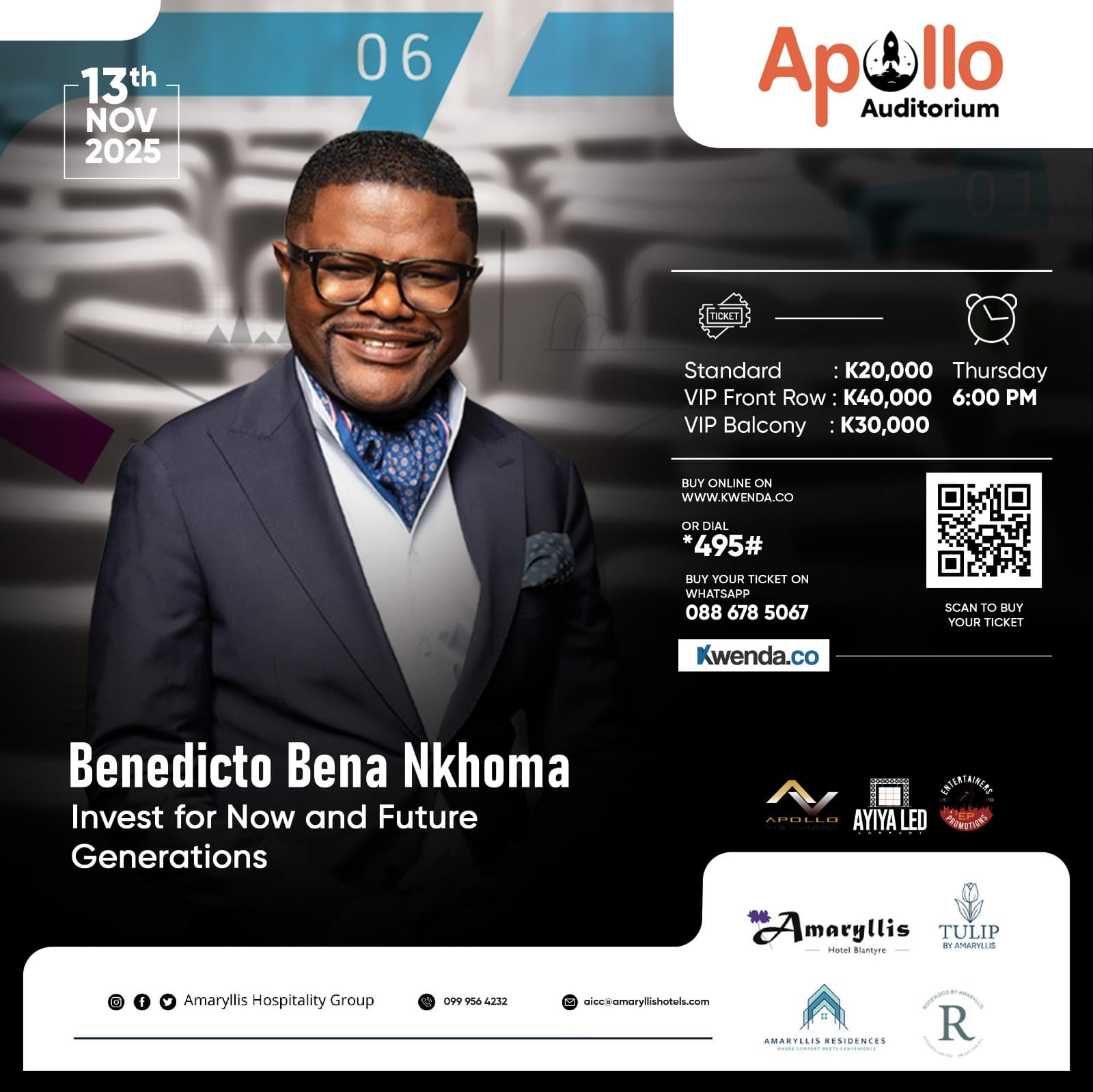 Benedicto Nkhoma: Invest for Now and Future Generations