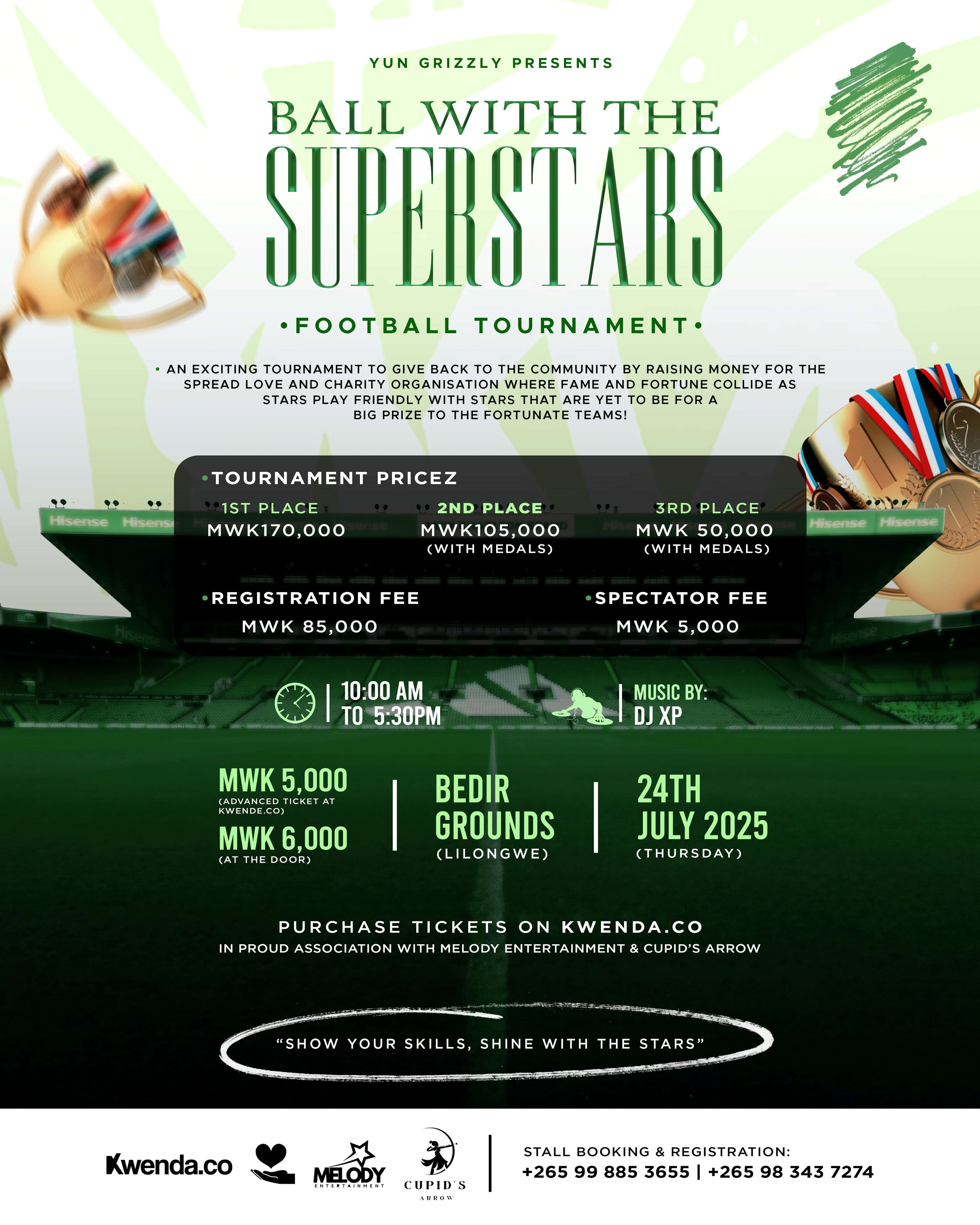 BALL WITH THE SUPERSTARS FOOTBALL TOURNAMENT