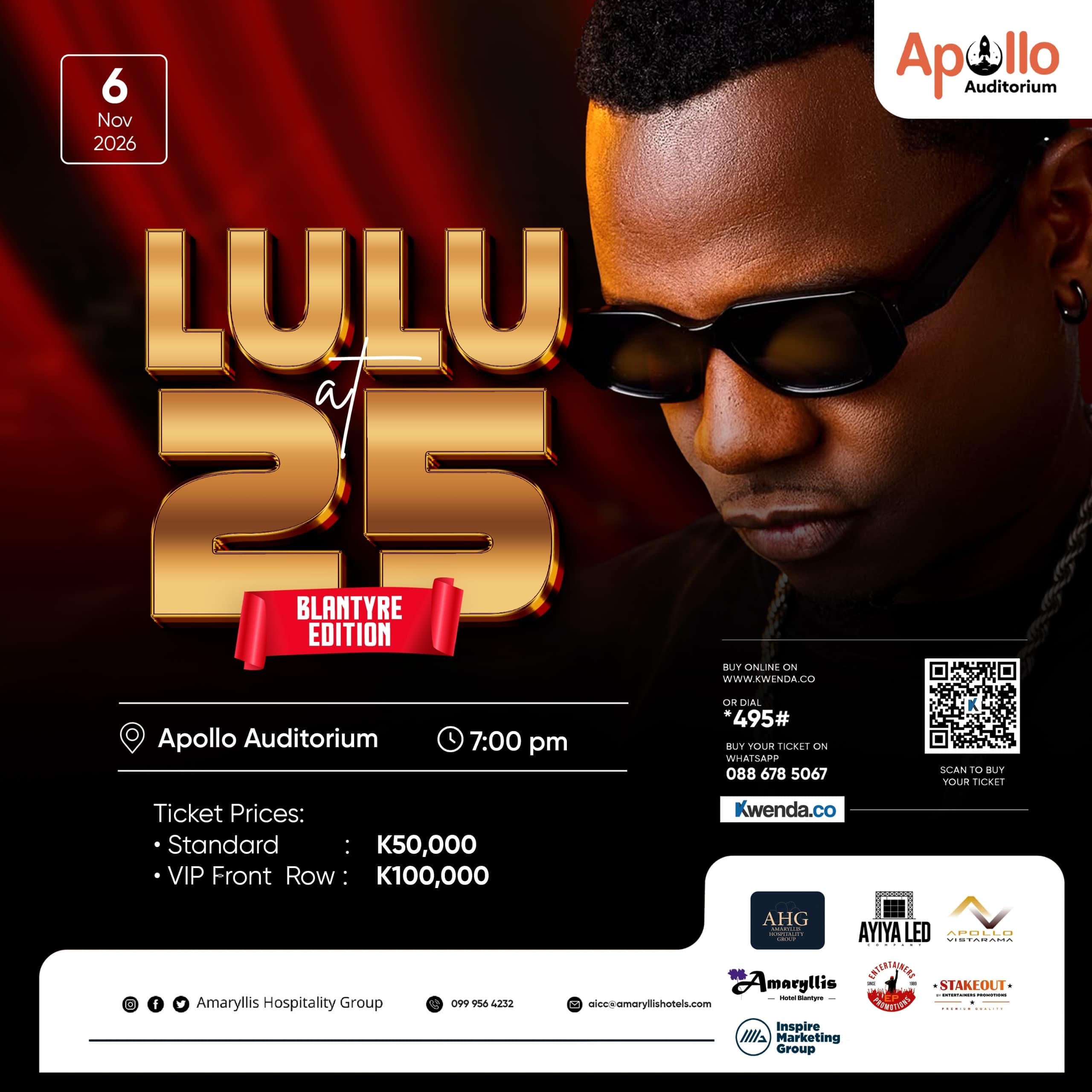 LULU AT 25 BLANTYRE EDITION
