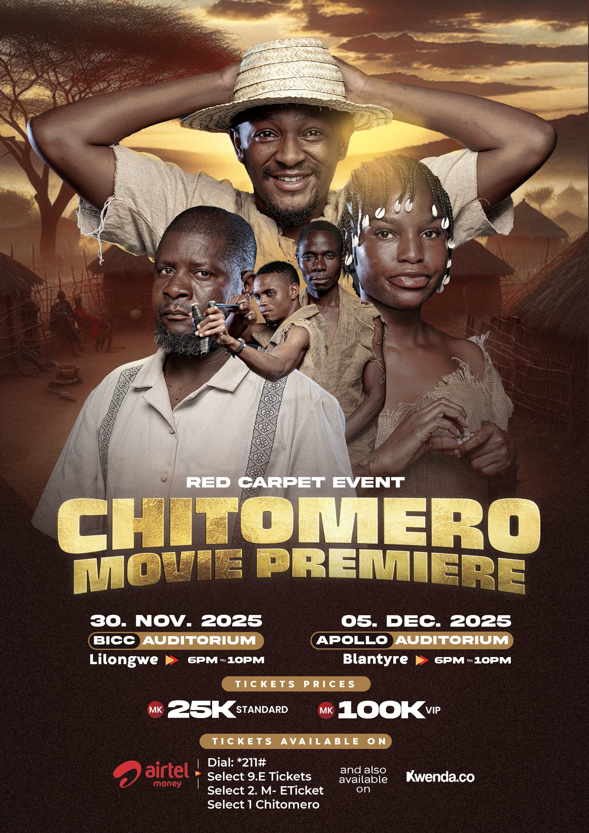 CHITOMERO MOVIE PREMIERE- LILONGWE