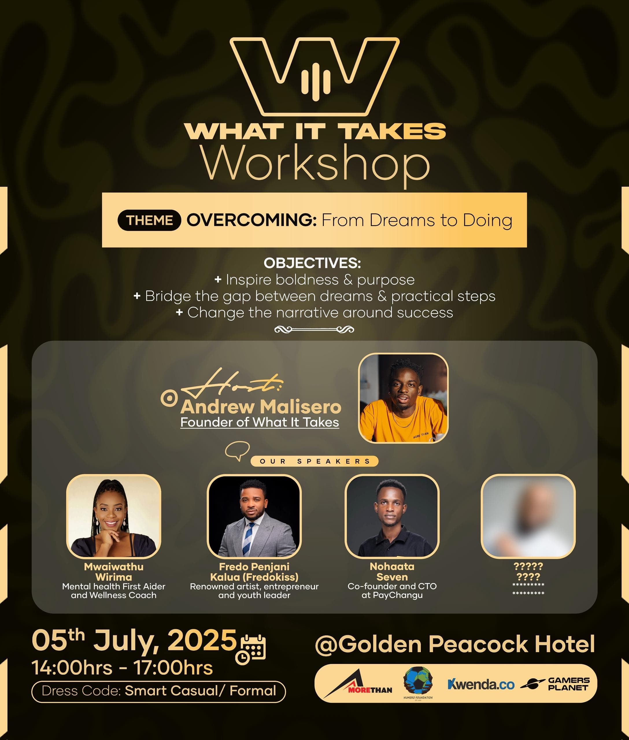 What it takes Workshop