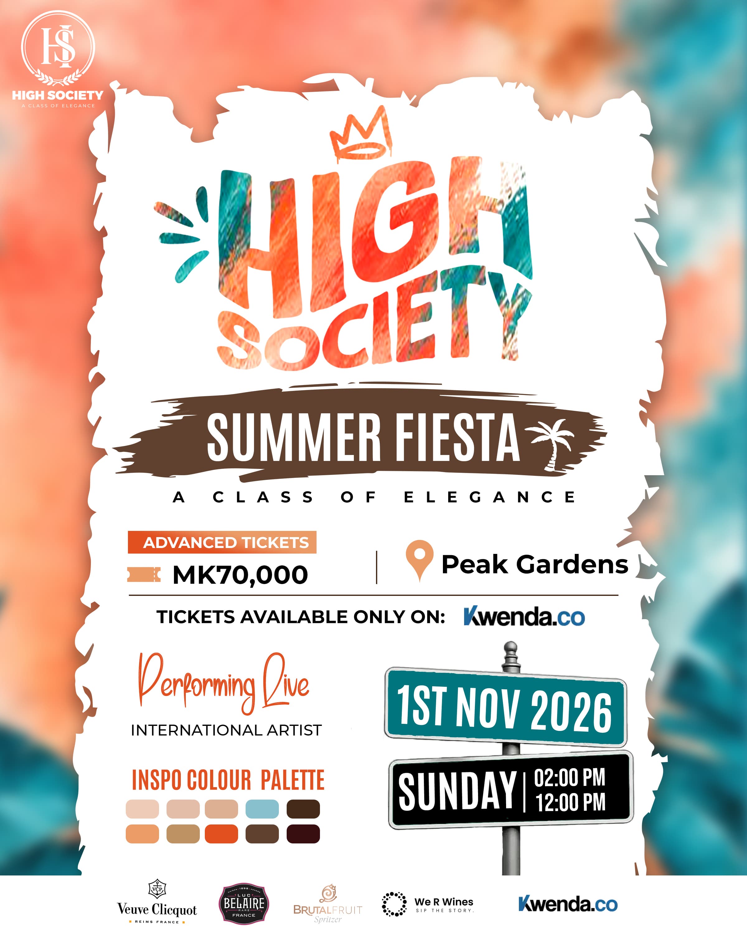 HIGH SOCIETY – SUMMER FIESTA