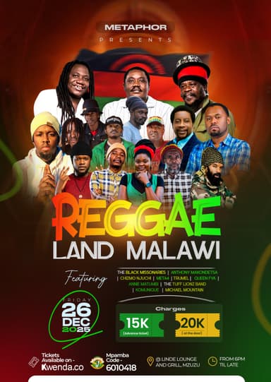 REGGAE LAND MALAWI